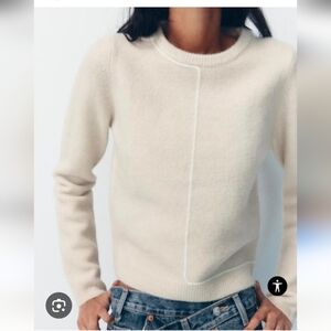Zara Wool Blend Knit Sweater Size Small